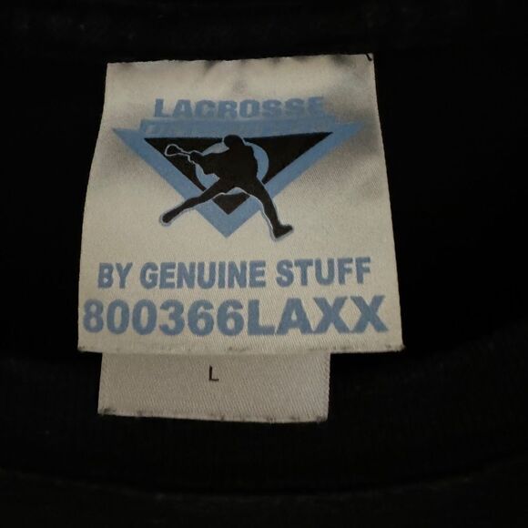 Vintage Princeton Tigers Lacrosse black long sleeved T-shirt L - Picture 7 of 8